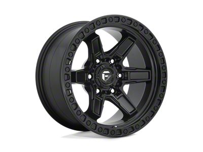 Fuel Wheels Kicker Matte Black Wheel; 17x9; -12mm Offset