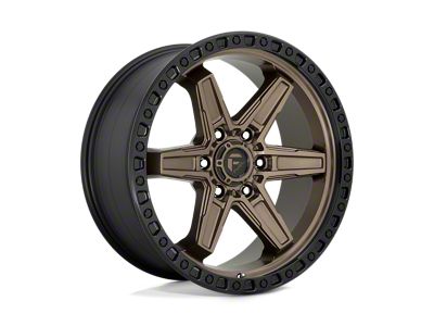 Fuel Wheels Kicker Matte Bronze Wheel; 20x9; 20mm Offset; 6x139.7mm Bolt Pattern; 106.10mm Hub Bore