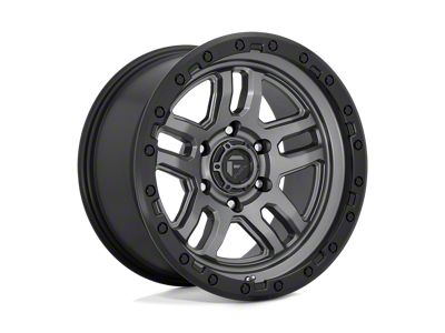Fuel Wheels Ammo Matte Gunmetal with Black Bead Ring Wheel; 20x9; 1mm Offset