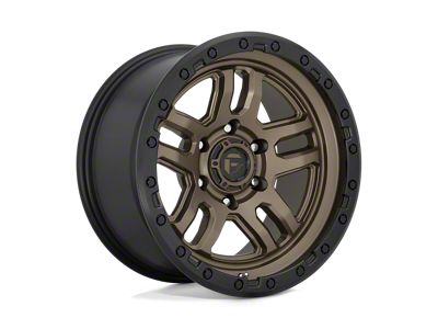 Fuel Wheels Ammo Matte Bronze with Black Bead Ring Wheel; 20x9; 1mm Offset