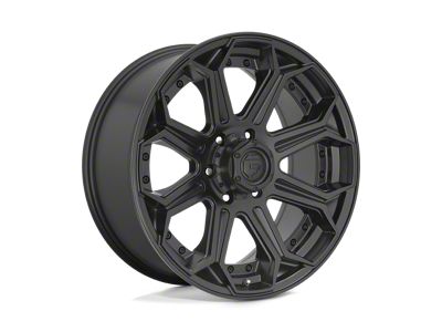Fuel Wheels Siege Matte Black Wheel; 20x9; 1mm Offset