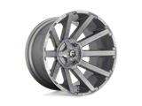 Fuel Wheels Contra Platinum Brushed Gunmetal Wheel; 20x9; 19mm Offset