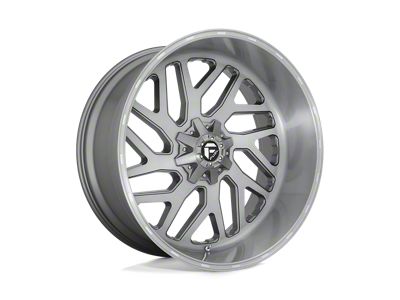 Fuel Wheels Triton Platinum Brushed Gunmetal with Tinted Clear Wheel; 26x12; -44mm Offset