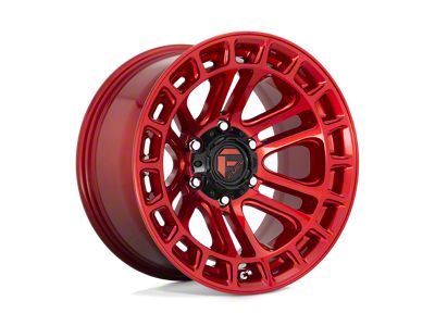 Fuel Wheels Heater Candy Red Machined Wheel; 20x9; 1mm Offset