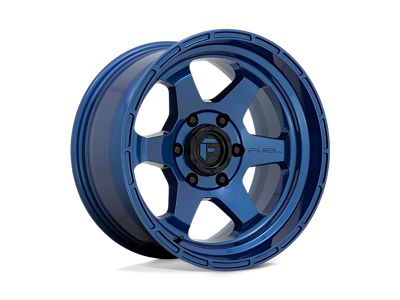 Fuel Wheels Shok Dark Blue Wheel; 17x9; -12mm Offset; 6x139.7mm Bolt Pattern; 106.10mm Hub Bore