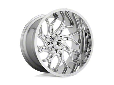 Fuel Wheels Runner Chrome Wheel; 24x14; -75mm Offset; 8x180mm Bolt Pattern; 124.20mm Hub Bore