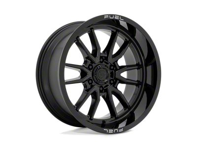 Fuel Wheels Clash Gloss Black Wheel; 17x9; -12mm Offset