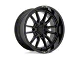 Fuel Wheels Clash Gloss Black Wheel; 20x10; -18mm Offset; 6x139.7mm Bolt Pattern; 106.10mm Hub Bore