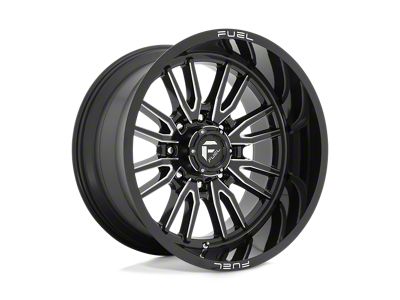 Fuel Wheels Clash Gloss Black Milled Wheel; 22x12; -44mm Offset