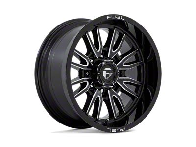 Fuel Wheels Clash Gloss Black Milled Wheel; 20x10; -18mm Offset