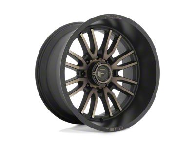 Fuel Wheels Clash Matte Black Double Dark Tint Wheel; 22x12; -44mm Offset
