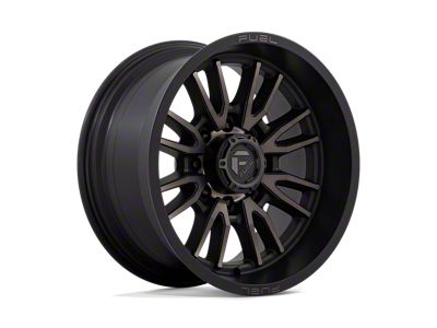 Fuel Wheels Clash Matte Black Double Dark Tint Wheel; 20x10; -18mm Offset