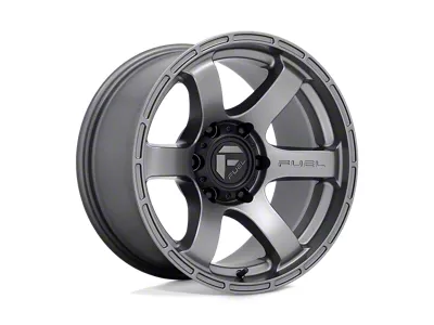 Fuel Wheels Rush Matte Gunmetal Wheel; 18x9; 20mm Offset