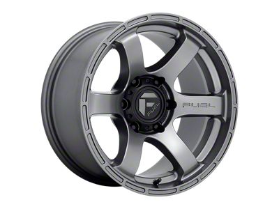 Fuel Wheels Rush Matte Gunmetal Wheel; 17x9; -12mm Offset