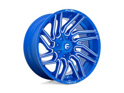 Fuel Wheels Typhoon Anodized Blue Milled Wheel; 22x10; -18mm Offset