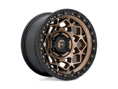 Fuel Wheels Unit Bronze with Matte Black Ring Wheel; 17x9; 1mm Offset; 6x139.7mm Bolt Pattern; 106.10mm Hub Bore