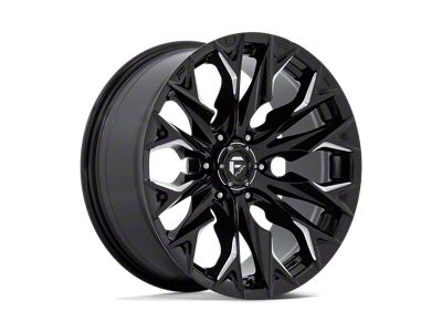 Fuel Wheels Flame Gloss Black Milled Wheel; 20x9; 1mm Offset