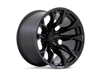 Fuel Wheels Flame Blackout Wheel; 20x12; -44mm Offset; 5x127mm Bolt Pattern; 71.50mm Hub Bore