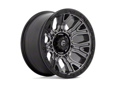 Fuel Wheels Traction Matte Gunmetal Wheel; 20x10; -18mm Offset; 6x135mm Bolt Pattern; 87.10mm Hub Bore