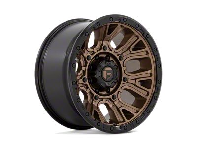Fuel Wheels Traction Matte Bronze with Black Ring Wheel; 20x10; -18mm Offset