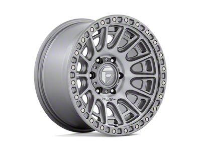 Fuel Wheels Cycle Platinum Wheel; 17x9; 1mm Offset; 6x139.7mm Bolt Pattern; 106.10mm Hub Bore