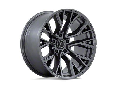 Fuel Wheels Rebar Matte Gunmetal Wheel; 20x10; -18mm Offset; 5x127mm Bolt Pattern; 71.50mm Hub Bore