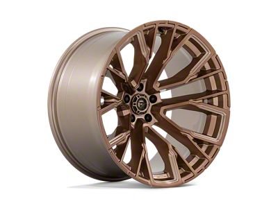 Fuel Wheels Rebar Platinum Bronze Milled Wheel; 22x12; -44mm Offset