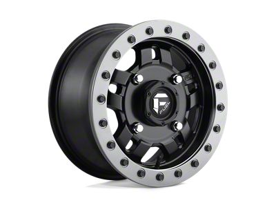 Fuel Wheels Anza Beadlock Matte Black Wheel; 14x7; 13mm Offset