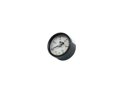 B&M Fuel Pressure Gauge Set; 1.65 in. H/1.65 in. W/1.80in. D; Analog; Up To 100 PSI; - 46054