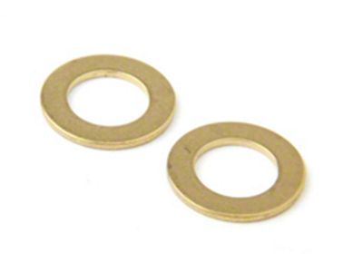 NOS Fuel Pressure Regulator Shim; 0.040 in.; Brass; 2 Pack; - 17933;