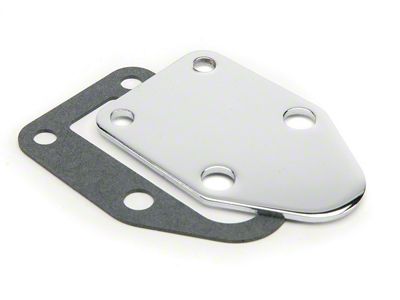 Mr. Gasket Fuel Pump Block-Off Plate; - 1515
