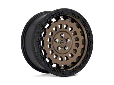 Fuel Wheels Zephyr Matte Bronze Black Bead Ring 4-Wheel Kit; 17x8; 38mm Offset
