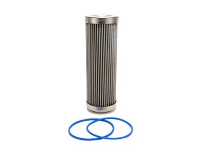 Fuelab 40 Micron Stainless Steel Replacement Element - 6in w/2 - 71812
