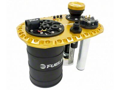 Fuelab Quick Service Surge Tank w/49442 Lift Pump & Dual - 62721-1
