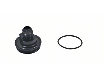 Fuelab Replacement Filter Cap -10AN Inlet - Black - 108020102-7