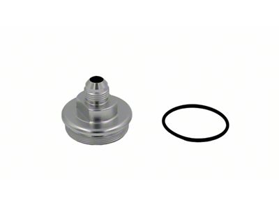 Fuelab Replacement Filter Cap -8AN Inlet - Clear - 108020102-2