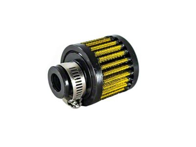 Fuelab Replacement Vent Filter w/Clamp - Gold - 63703