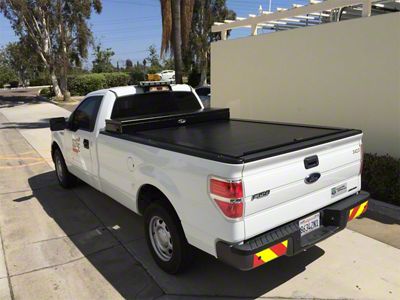 Truck Covers USA Full Size Toolbox and Hard Retractable Roll-up Tonneau Cover Combination - CRT142