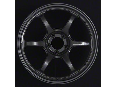Advan RG-D2 Semi Gloss Black Wheel; 18x10.5; 15mm Offset; 5x114.3mm Bolt Pattern; 73mm Hub Bore