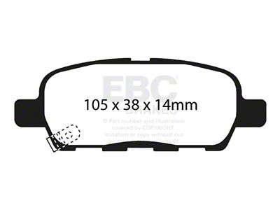 EBC Brakes Bluestuff Brake Pad Sets Rears Only - DP51666NDX