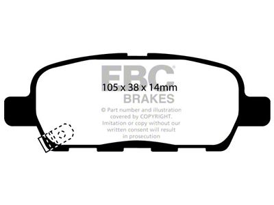 EBC Brakes Ultimax2 Brake Pad Sets Rears Only - UD905