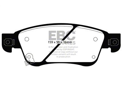 EBC Brakes Bluestuff Brake Pad Sets Fronts Only - DP51807NDX