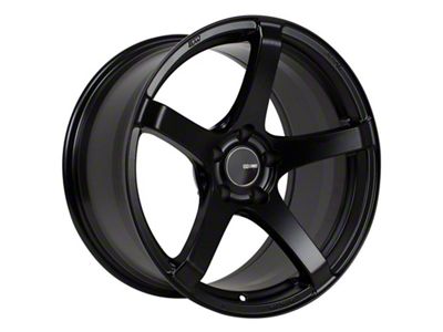 Enkei Kojin Matte Black Wheel; 18x9.5; 15mm Offset; 5x114.3mm Bolt Pattern; 72.60mm Hub Bore