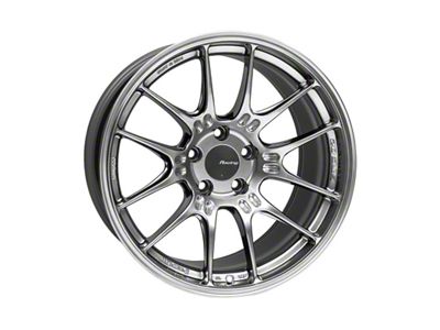 Enkei GTC02 Hyper Silver 4-Wheel Kit; 18x9.5; 15mm Offset; 5x114.3mm Bolt Pattern; 75mm Hub Bore
