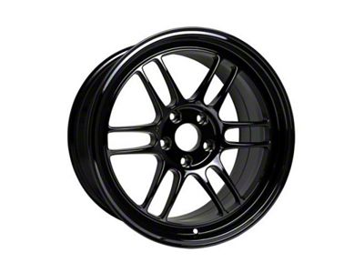 Enkei RPF1 Gloss Black 4-Wheel Kit; 18x9.5; 15mm Offset; 5x114.3mm Bolt Pattern; 73mm Hub Bore