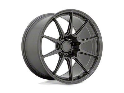TSW Kemora Matte Gunmetal Wheel; 18x10.5; 25mm Offset; 5x114.3mm Bolt Pattern; 76.10mm Hub Bore