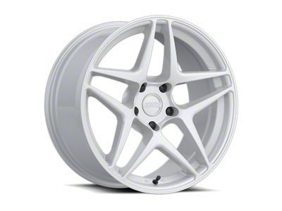 Kansei Astro Gloss White Wheel; 18x9.5; 35mm Offset; 5x114.3mm Bolt Pattern; 73.10mm Hub Bore