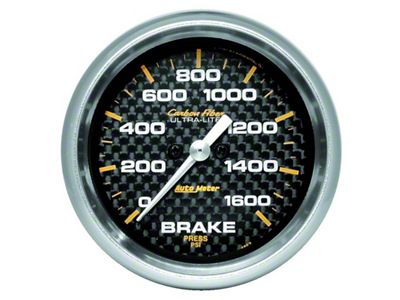 Auto Meter Gauge Brake Pressure 2- 5/8in 1600PSI Digital Stepper Motor - 4867
