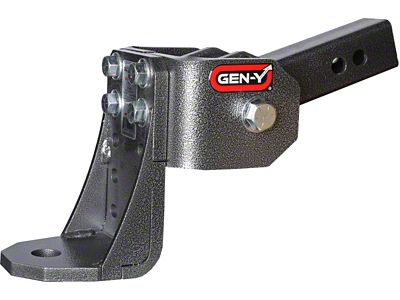 Gen-Y Hitch Glyder Torsion-Flex 2in Shank 6in Drop 7K Hitch w/Ball - GH-12005