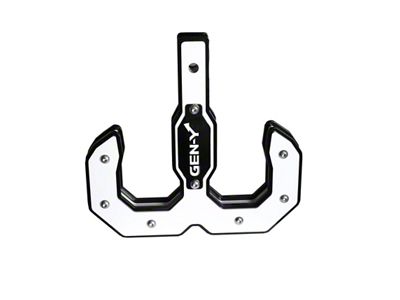 Gen-Y Hitch Hulk 2.0 16K Tow Hook 2in Shank - Black/White - GH-0069-W